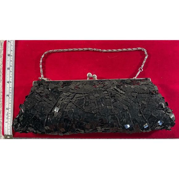 Sequin Clutch Apt. 9 with strap - Picture 2 of 4